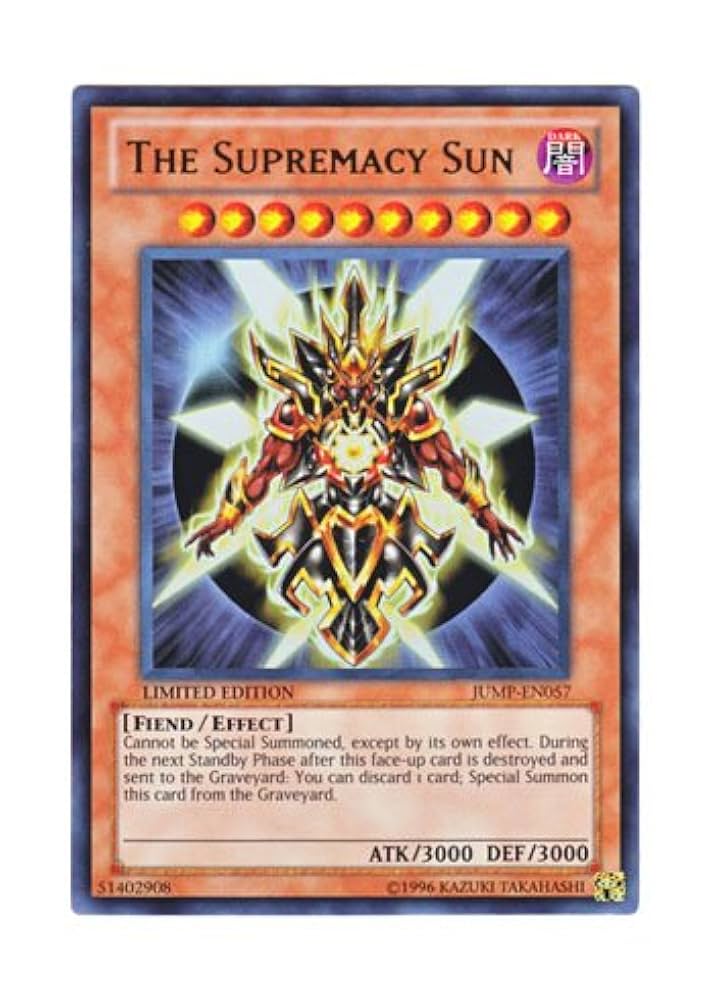 Amazon.co.jp: 遊戯王 英語版 JUMP-EN057 The Supremacy Sun The
